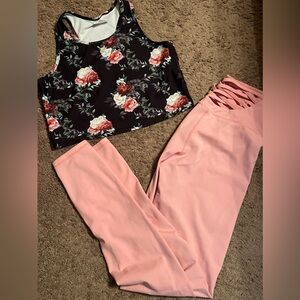 Fitbooty top and leggings